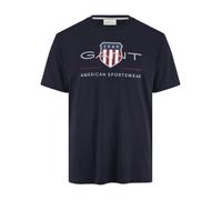 Gant Herren Reg Archive Shield T-Shirt T Shirt, Evening Blue, 3XL EU
