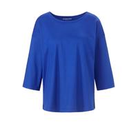 Rundhals-Shirt Gurli Green Cotton blau 50