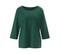 Rundhals-Shirt Gurli Green Cotton grün 42