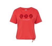 Rundhals-Shirt Rabe rot 36