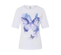 Rundhals-Shirt Rabe weiss 38