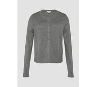 s.Oliver Rundhals-Strickjacke mit Knopfleiste