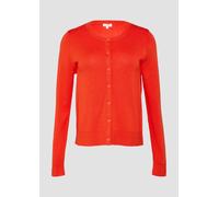 Rundhals-Strickjacke mit Knopfleiste 46 Orange 2165507.2586.46