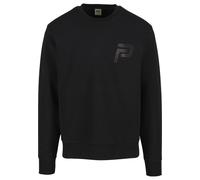 Rundhalspullover 883POLICE "883 Police KLETTON SWEATSHIRTS", Herren, Gr. L, schwarz, 92% Baumwolle, 8% Elasthan, mehrfarbig, normal, Rundhals, Pullover Rundhalspullover (99153122-L) schwarz