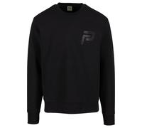 Rundhalspullover 883POLICE "883 Police KLETTON SWEATSHIRTS", Herren, Gr. M, schwarz, 92% Baumwolle, 8% Elasthan, mehrfarbig, normal, Rundhals, Pullover Rundhalspullover (99153122-M) schwarz