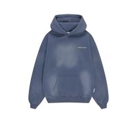 Rundhalspullover ANOTHER COTTON LAB "Another Cotton Lab Wanna Go Washed Hoodie", Herren, Gr. XL, blau (washed sky blau), 52% Baumwolle, 48% Polyester, mehrfarbig, normal, ohne Ausschnitt, Pullover Run