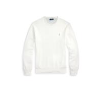 Rundhalspullover aus Baumwollpiqué XXL White