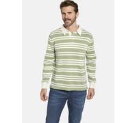 Rundhalspullover BABISTA "Pullover ALERIO", Herren, Gr. 56, weiß (grün gestreift), Obermaterial: 100% Baumwolle CO., Pullover Rundhalspullover (20554368-56) grün gestreift