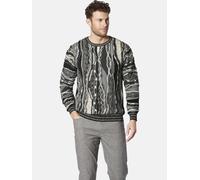 Rundhalspullover BABISTA "Pullover FABISANTO", Herren, Gr. L, grau (dunkelgrau gemustert), Obermaterial: 55% Polyacryl PAN. 40% Wolle mw. 5% Polyamid ECONYL PA ECONYL., Pullover Rundhalspullover (8289