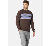 Pullunder BABISTA "Pullover MONTIPASSO" Gr. XXL, braun (braun gestreift), Herren, Obermaterial: 50% Lama WL. 50% Polyamid ECONYL PA ECONYL., gestreift, Pullover (83085353-XXL) braun gestreift