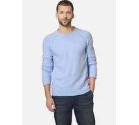 Rundhalspullover BABISTA "Pullover RENZIMO", Herren, Gr. 50, blau (hellblau), Obermaterial: 53% Polyester COOLMAX PES(Coolmax). 38% Polyacryl PAN. 7% Wolle mw. 2% Elasthan EL., Pullover Rundhalspullov