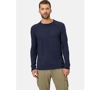 Rundhalspullover BABISTA "Pullover RENZIMO", Herren, Gr. 56, blau (dunkelblau), Obermaterial: 53% Polyester COOLMAX PES(Coolmax). 38% Polyacryl PAN. 7% Wolle mw. 2% Elasthan EL., Pullover Rundhalspull