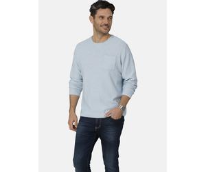 Rundhalspullover BABISTA "Pullover TESSAVISTA", Herren, Gr. 54, blau (hellblau), Obermaterial: 100% Baumwolle CO., Pullover Rundhalspullover (13081216-54) hellblau