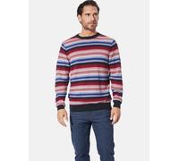 Rundhalspullover BABISTA "Pullover TIMOTEO", Herren, Gr. XL, blau (dunkelblau gestreift), Obermaterial: 100% Baumwolle CO., Pullover Rundhalspullover (52729315-XL) dunkelblau gestreift