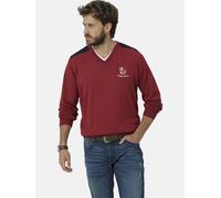 Rundhalspullover BABISTA "Pullover VELLIANO", Herren, Gr. 52, rot, Obermaterial: 100% Baumwolle CO., Pullover Rundhalspullover (47338521-52) rot