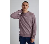 Rundhalspullover BLEND "BHAlton", Herren, Gr. L, wine rot, Sweatware, 60% Baumwolle, 40% Polyester, meliert, regular fit normal, Rundhals, Pullover Rundhalspullover, Klassisches Sweatshirt mit Rundhal