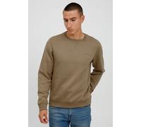 Rundhalspullover BLEND "BHDownton", Herren, Gr. M, lead gray, Sweatware, 50% Baumwolle, 50% Polyester, unifarben, regular fit normal, Rundhals, Pullover Rundhalspullover, Klassisches Sweatshirt mit Ru