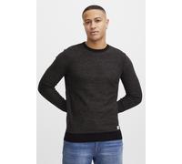 Blend Nathan Herren Strickpullover Feinstrick Pullover Mit Rundhals Und Melierung Aus 100% Baumwolle, Größe:XXL, Farbe:Black (70155)