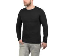 Blend Odin Herren Strickpullover Feinstrick Pullover Mit Rundhals Aus 100% Baumwolle, Größe:L, Farbe:Black (70155)