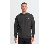 Rundhalspullover BLEND "BHPova", Herren, Gr. M, charcoal mix, Sweatware, 60% Baumwolle, 40% Polyester, unifarben, normal normal, Rundhals, Pullover Rundhalspullover, Klassischer Sweatpullover mit Rund
