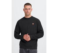Rundhalspullover BLEND "BHPova", Herren, Gr. XL, schwarz, Sweatware, 60% Baumwolle, 40% Polyester, unifarben, normal normal, Rundhals, Pullover Rundhalspullover, Klassischer Sweatpullover mit Rundhals