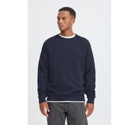 Rundhalspullover BLEND "BHRYLAN Sweatshirt", Herren, Gr. XL, salute, Sweatware, 100% Baumwolle, Strukturmuster, Basic, normal normal, Rundhals, Pullover Rundhalspullover, Lässiger Sweatpullover mit St
