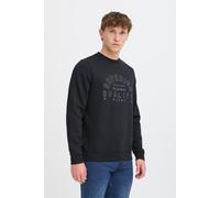 Rundhalspullover BLEND "BHSunox", Herren, Gr. M, schwarz, Sweatware, 80% Polyester, 20% Baumwolle, bedruckt, normal normal, Rundhals, Pullover Rundhalspullover, Lässiger Sweatpullover mit Print (68498