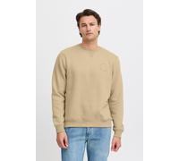 Rundhalspullover BLEND "Rundhalspullover BHSweatshirt", Herren, Gr. XXL, beige (cornstalk), Obermaterial: 50% Baumwolle CO. 50% Polyester PES., Pullover Rundhalspullover (96932109-XXL) cornstalk