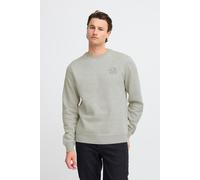 Rundhalspullover BLEND "BHSweatshirt", Herren, Gr. 3XL, stone mix, Sweatware, 55% Polyester, 45% Baumwolle, unifarben, regular fit normal, Rundhals, eingesetzt, Pullover, Lässiger Sweatpullover mit Pr