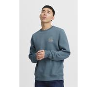 Rundhalspullover BLEND "BHSweatshirt", Herren, Gr. L, orion blau, Sweatware, 55% Polyester, 45% Baumwolle, unifarben, regular fit normal, Rundhals, eingesetzt, Pullover Rundhalspullover, Lässiger Swea