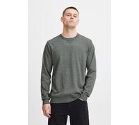 Rundhalspullover BLEND "Pullover", Herren, Gr. L, grün (deep forest), Strick, Obermaterial: 100% Polyester, unifarben, modisch, regular fit normal, Rundhals, Langarm, Pullover (68563033-L) deep forest