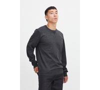 Rundhalspullover BLEND "Pullover", Herren, Gr. S, schwarz, Strick, Obermaterial: 100% Polyester, unifarben, regular fit normal, Rundhals, Bündchen, Pullover Rundhalspullover, Kunstfaser (48668230-S) s