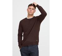 Longpullover BLEND "BHBruton", Herren, Gr. XXL, winetasting, 100% Polyester, meliert, normal normal, Rundhals, Pullover Longpullover, Stilvoller melierter Strickpullover (25878622-XXL) winetasting