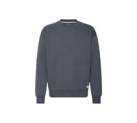Rundhalspullover BLEND "BHCopper", Damen, Gr. XXL, iron gate, Sweatware, 50% Baumwolle, 50% Polyester, unifarben, Basic, relaxed fit normal, Rundhals, eingesetzt, Pullover Rundhalspullover, Klassische