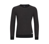 Rundhalspullover BLEND "Rundhalspullover BHNathan", Herren, Gr. 3XL, schwarz, Obermaterial: 100% Baumwolle CO., Pullover Rundhalspullover (23704067-XXXL) schwarz