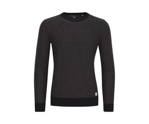 Rundhalspullover BLEND "Rundhalspullover BHNathan", Herren, Gr. XXL, schwarz, Obermaterial: 100% Baumwolle CO., Pullover Rundhalspullover (23704067-XXL) schwarz