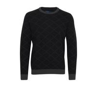 Rundhalspullover BLEND "Rundhalspullover BHNison", Herren, Gr. 3XL, schwarz, Obermaterial: 75% Baumwolle CO. 25% Polyacryl PAN., Pullover Rundhalspullover (94993458-XXXL) schwarz