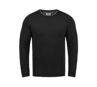 Blend Odin Herren Strickpullover Feinstrick Pullover Mit Rundhals Aus 100% Baumwolle, Größe:XL, Farbe:Black (70155)