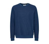 Rundhalspullover BLEND "BHSweatshirt", Herren, Gr. 3XL, blau (marineblaus), Sweatware, 100% Baumwolle, unifarben, Basic, regular fit normal, Rundhals, eingesetzt, Pullover Rundhalspullover, Klassische