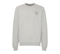 Rundhalspullover BLEND "BHSweatshirt", Herren, Gr. L, stone mix, Sweatware, 55% Polyester, 45% Baumwolle, unifarben, regular fit normal, Rundhals, eingesetzt, Pullover Rundhalspullover, Lässiger Sweat