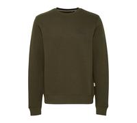 Rundhalspullover BLEND "Rundhalspullover BHSweatshirt", Herren, Gr. L, grün (forest night), Obermaterial: 55% Polyester PES. 45% Baumwolle CO., unifarben, Pullover Rundhalspullover (77769758-L) forest
