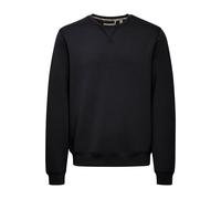 Rundhalspullover BLEND "Rundhalspullover BHSweatshirt", Herren, Gr. S, schwarz, Obermaterial: 80% Viskose CV. 13% Polyester PES. 7% Elasthan EL., Pullover Rundhalspullover (58142637-S) schwarz