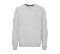 Rundhalspullover BLEND "Rundhalspullover BHSweatshirt", Herren, Gr. XXL, grau (stone mix), Obermaterial: 50% Baumwolle CO. 50% Polyester PES., Pullover Rundhalspullover (96319936-XXL) stone mix