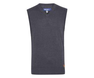 Rundhalspullover BLEND "Strickpullunder BHLarsson", Herren, Gr. M, blau (navy), Obermaterial: 50% Baumwolle CO. 50% Polyester PES., Pullover Rundhalspullover (90420254-M) navy