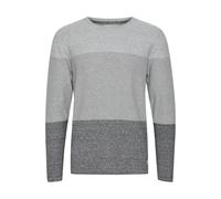 Rundhalspullover BLEND "BHHans", Herren, Gr. XXL, schwarz, Feinstrick, 60% Baumwolle, 40% Polyester, meliert, regular fit normal, Rundhals, eng, Pullover Rundhalspullover, Stilvoller Feinstrick-Pullov