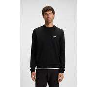 Rundhalspullover BOSS GREEN "K Ever-X CN", Herren, Gr. M, schwarz (schwarz001), Strick, Obermaterial: 100% Baumwolle, unifarben, hüftlang, Rundhals, Bündchen, Pullover Rundhalspullover (15491040-M)