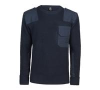 Rundhalspullover BRANDIT "Brandit Herren Military Sweater", Herren, Gr. M, navy, 100% Polyacryl, unifarben, normal, Rundhals, Pullover Rundhalspullover (69129519-M) navy