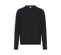 Rundhalspullover BRAX "Style RICK", Herren, Gr. L (52), grau (dunkelgrau), Strick, 90% Schurwolle, 10% Kaschmir, Rundhals, Pullover Rundhalspullover (15896031-L) dunkelgrau