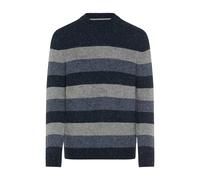 Brax Herren Strickpullover Style RICK universe, Blau, Gr. S