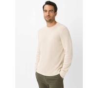 Brax Herren Strickpullover Style ROY beach, hellbeige, Gr. 4XL